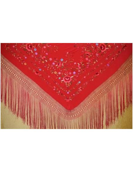 Mantón mano seda 140cm