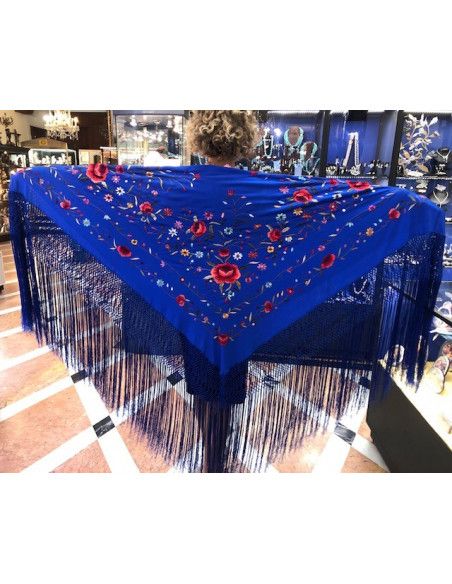 Mantón mano seda 140cm