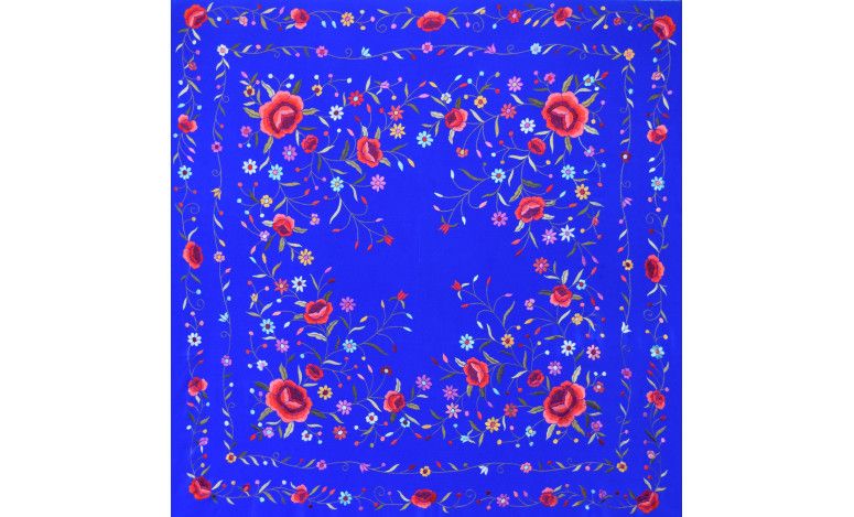 Mantón mano seda 140cm