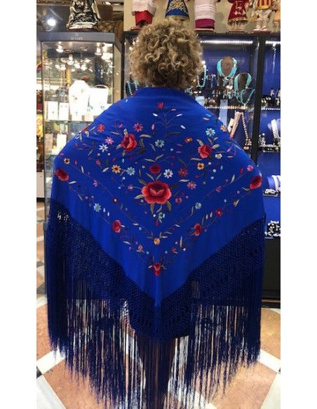 Mantón mano seda 140cm