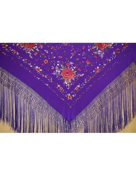 Mantón mano seda 140cm