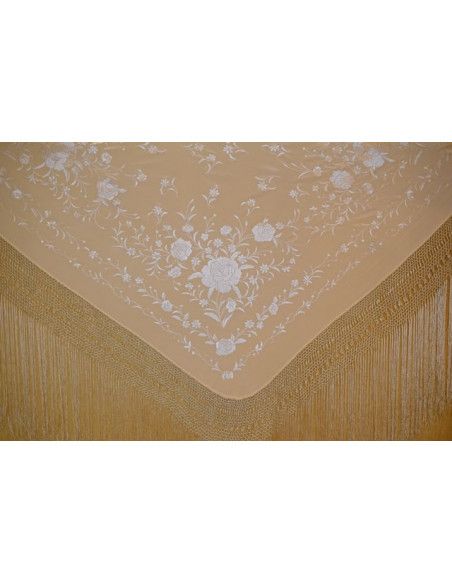 Mantón mano seda 140cm