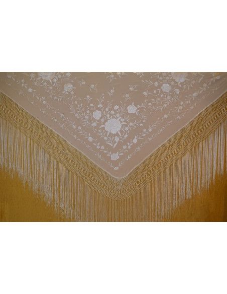 Mantón mano seda 140cm