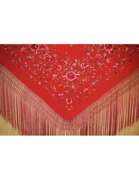 Mantón mano seda 140cm
