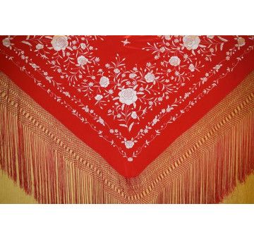 Mantón mano seda 140 2