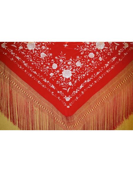 Mantón mano seda 140cm