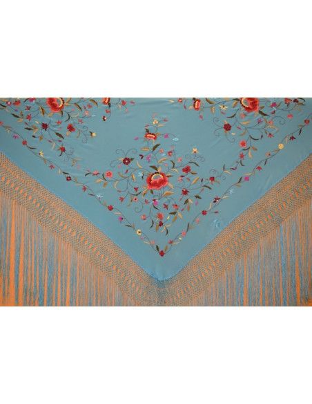 Mantón mano seda 140cm
