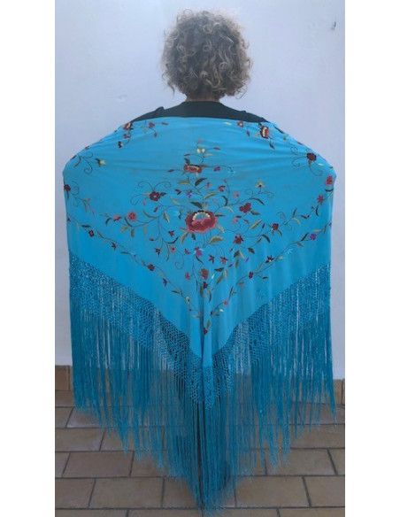 Mantón mano seda 140cm