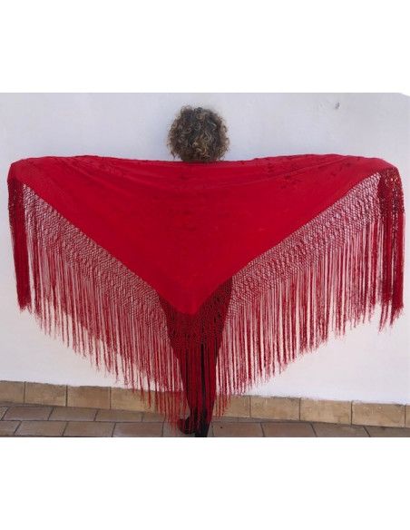 Mantón mano seda 140cm