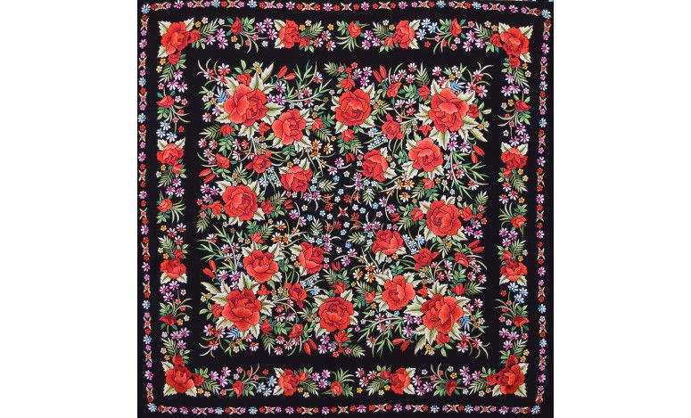 Mantón mano seda 140 cm