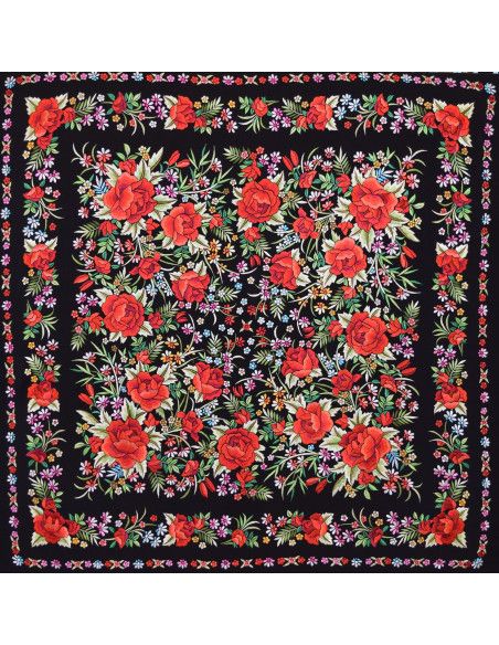 Mantón mano seda 140 cm