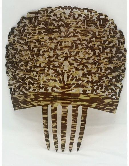 Peina habana burilada 17 cm