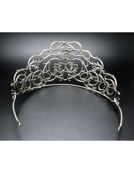 Tiara plata circonitas