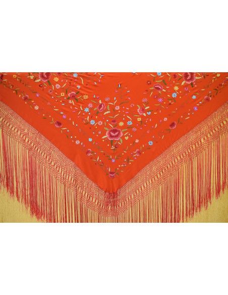 Mantón mano seda 140cm