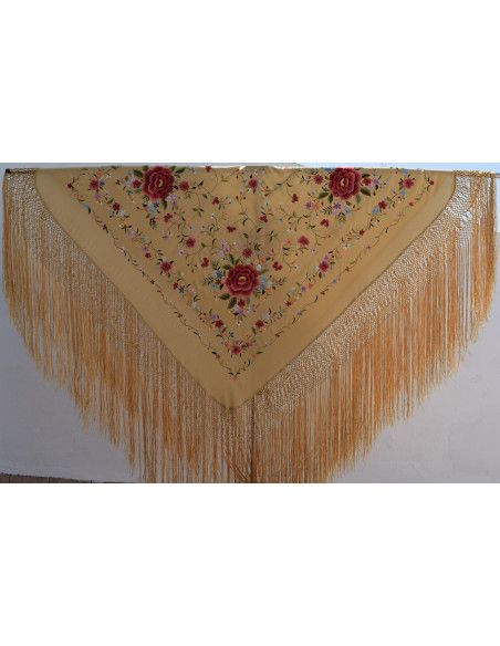 Mantón mano seda 140cm