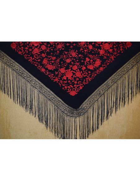 Mantón mano seda 140 cm