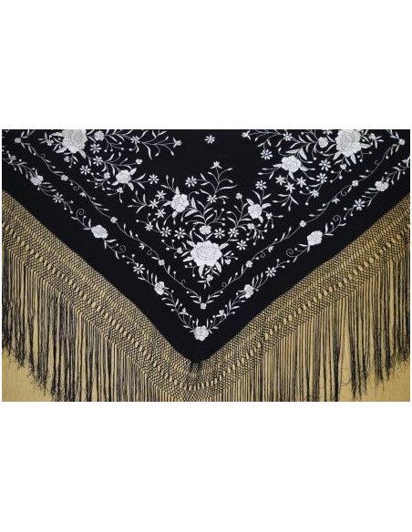 Mantón mano seda 140cm