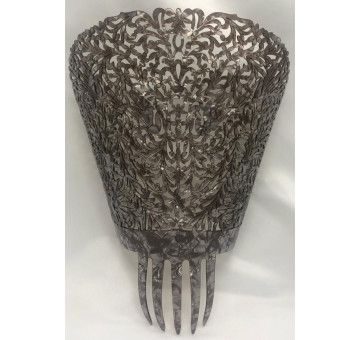 Peina nácar plateada 22cm