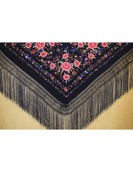 Mantón mano seda 140cm