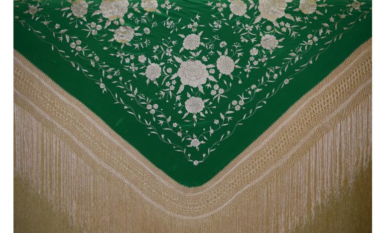 Mantón mano seda 140cm