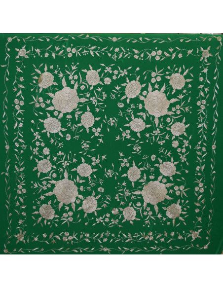Mantón mano seda 140cm