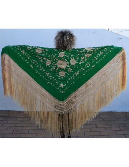 Mantón mano seda 140cm