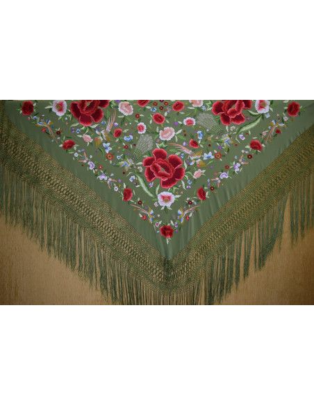 Mantón mano seda 140cm