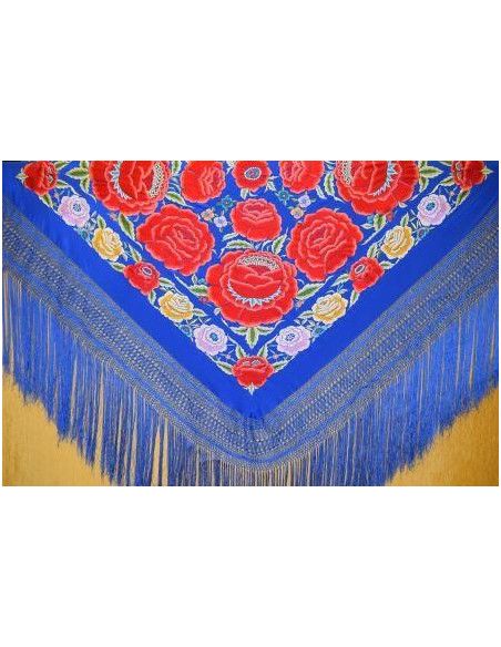 Mantón mano seda 140cm