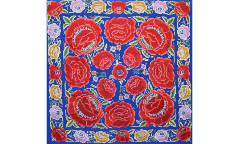 Mantón mano seda 140cm