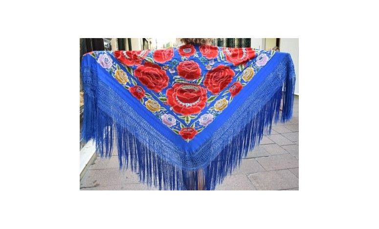 Mantón mano seda 140cm