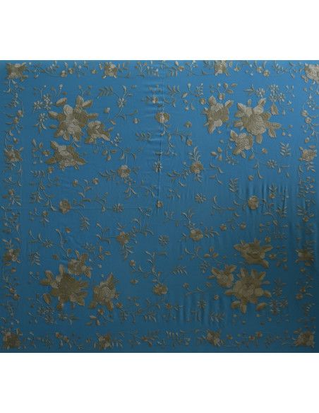 Mantón mano seda 135cm