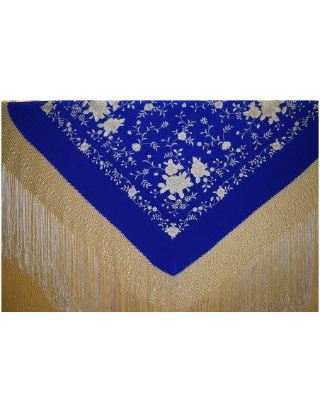 Mantón mano seda 135cm