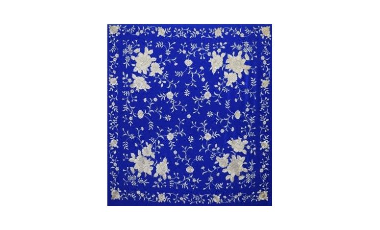 Mantón mano seda 135cm