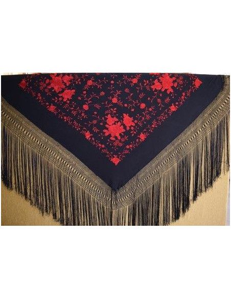 Mantón mano seda 135cm