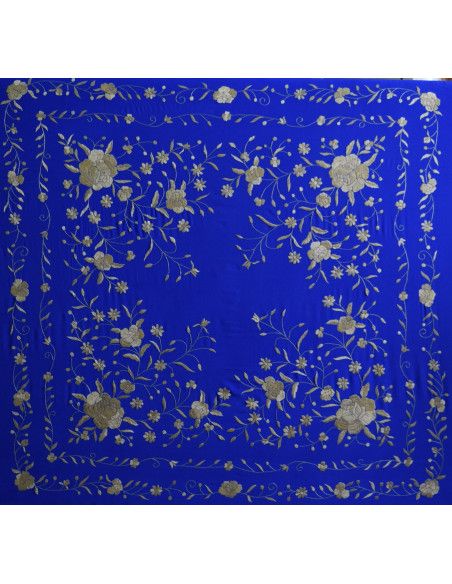 Mantón mano seda 140cm