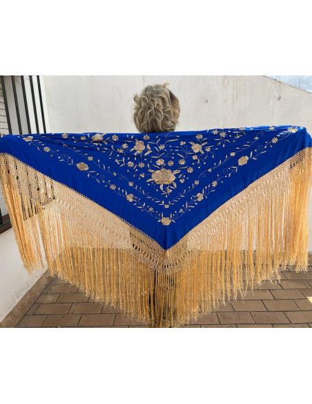 Mantón mano seda 140cm