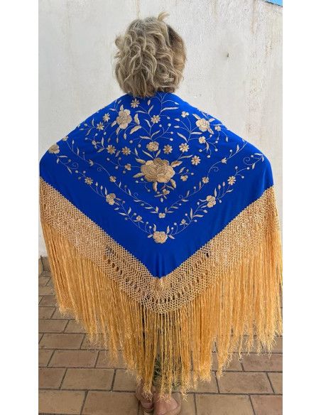 Mantón mano seda 140cm