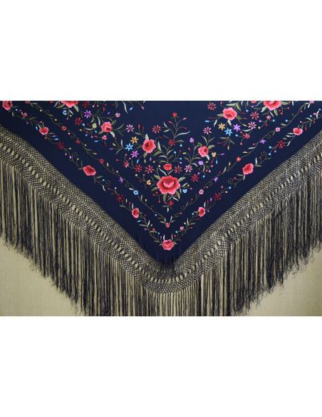 Mantón mano seda 140cm