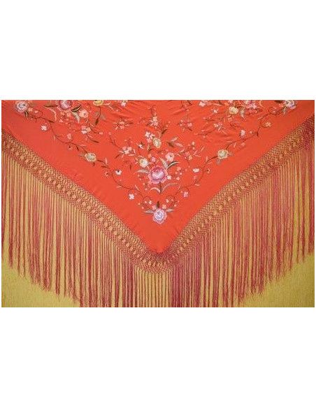 Mantón mano seda 115cm