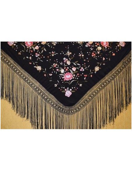 Mantón mano seda 115cm