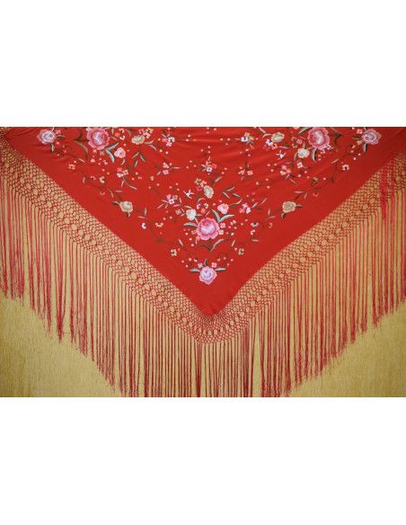 Mantón mano seda 115cm