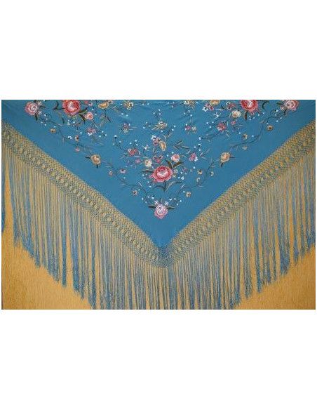 Mantón mano seda 115cm
