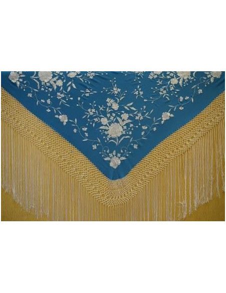 Mantón mano seda 115cm