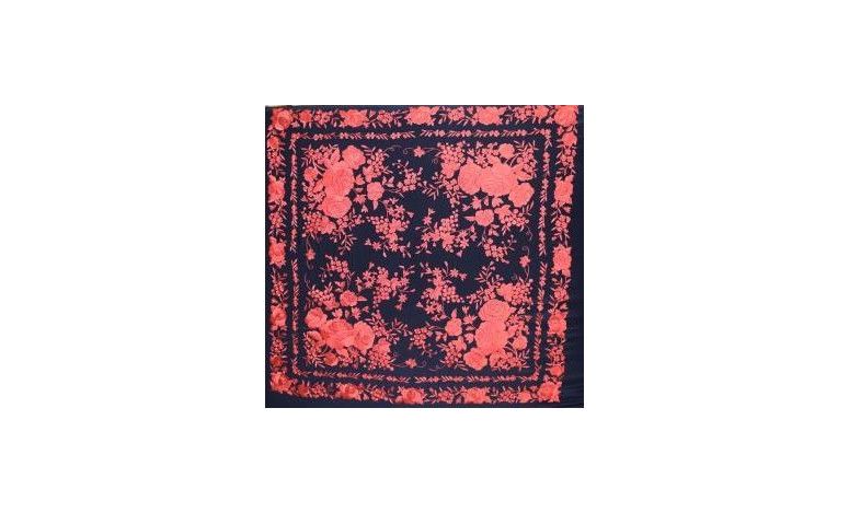 Mantón mano seda 140cm