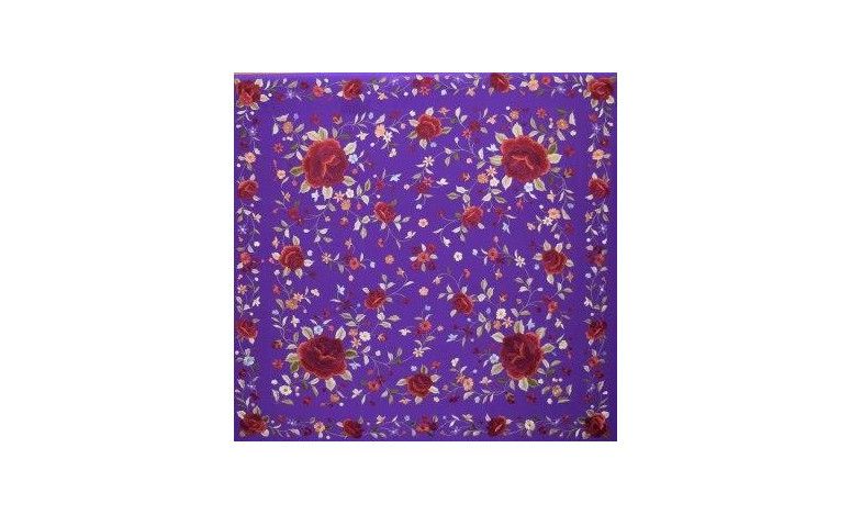 Mantón mano seda 140cm
