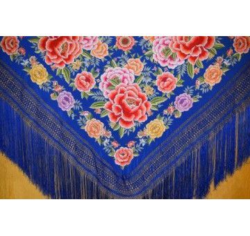 Mantón mano seda 140cm