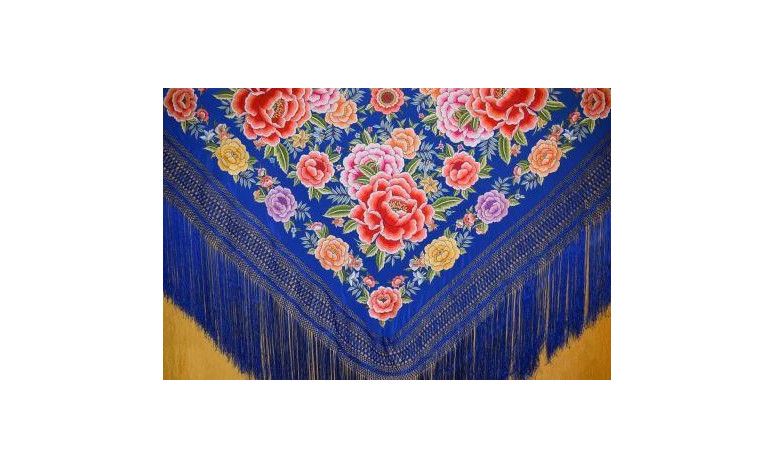Mantón mano seda 140cm