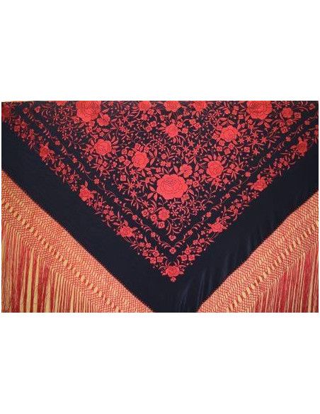 Mantón mano seda 140cm