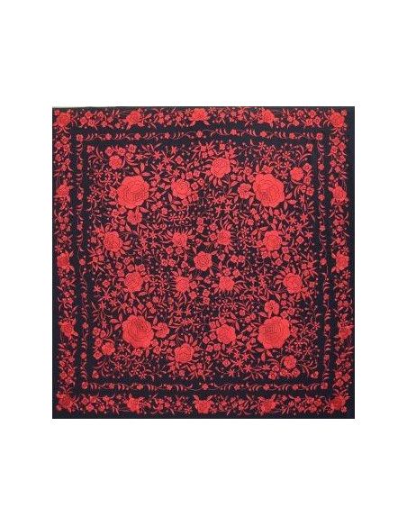 Mantón mano seda 140cm
