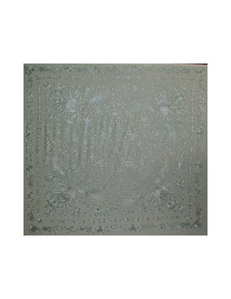Mantón mano seda 140cm